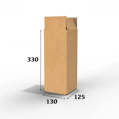 Картонна коробка 130х125х330 бура - 5 кг 01538 фото