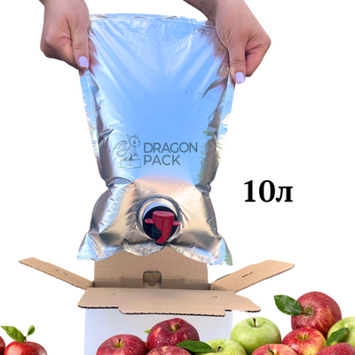 Металізований пакет Bag in Box AZ-Pack 10л з "T-Tap" краником 06007 фото