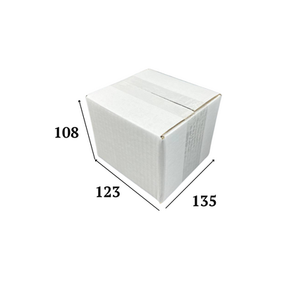 Картонна коробка 135х123х108 біла 02034-2 фото