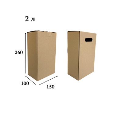 Коробка для Bag-in-Box об'єм 2л 150х100х260мм 01515 фото