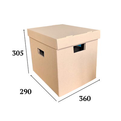 Картонна коробка для зберігання 360х290х305 мм 01533 фото