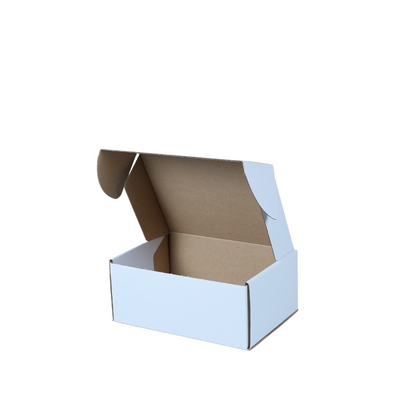 Самозбірна коробка 240x170x100 біла - 1 кг стандарт 02011 фото