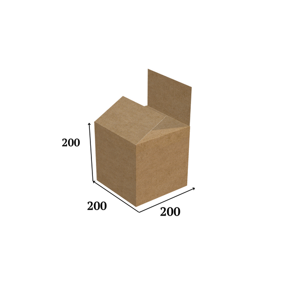 Картонная коробка 200 х 200 х 200 Т-23С бурый 159981 фото
